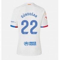 Stroje piłkarskie Barcelona Ilkay Gundogan #22 Koszulka Wyjazdowej 2023-24 Krótki Rękaw